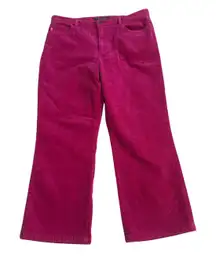 Vintage Lauren Ralph Lauren Sz 14 Cotton Corduroy Jeans Pants Wide Leg Pink