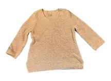 Chico's Rose Gold‎ Textured Knit Top