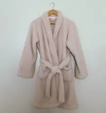 Pottery Barn Teddy Bear Robe Womens Pale Pink Size S