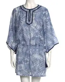 TORY BURCH Caftan Tunic Beach Cover Dress Sz. L