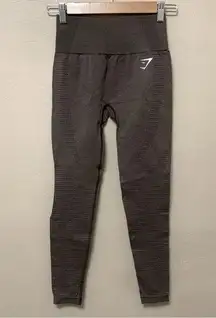 Vital Seamless 2.0 Leggings Brown Marl Size Small