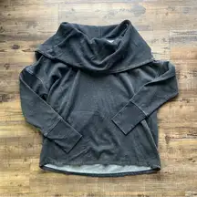 Marc New York Women’s Charcoal Pullover Sweater Cowl Neck Plus Size 1X