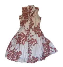 Nanette Lepore pleated floral dress size 6