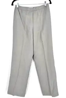 Talbots Silk Rayon Blend Trouser Pants‎ size 6 straight leg career professional