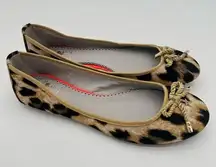 Circus by Sam Edelman Leopard Print Fabric Preppy Flats 8.5