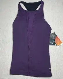 Speedo Purple Tank Swim Cover Tank Top in Size 6