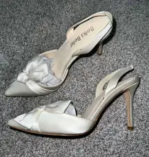 Bella Belle White Bow Heels Bridal