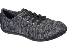 Bobs from Skechers Memory Foam Sneakers B Cute Fresh Times Sz 6W Black 113513