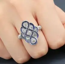 BNIB - Blue Cocktail Ring.