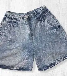 Vintage 80’s Cherokee Acid Wash Mom Jean Shorts