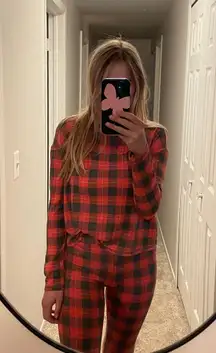 Red Plaid Set
