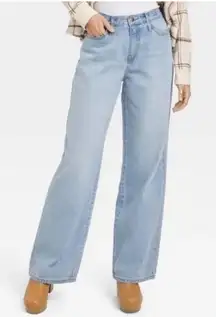 Universal Thread Women's Mid-Rise Baggy Jeans Clas Vintage Medium Blue Sz 17