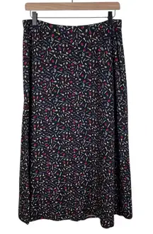 Vintage 90s Y2K Christopher & Banks Teacher Skirt Size 6 Novelty Button Front