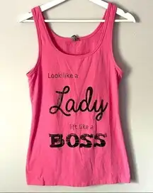 Next Level Apparel tank Look like a lady lift boss