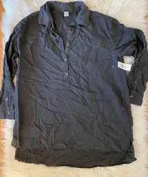 Old Navy relaxed button-down tunic