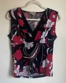 Susan Lawrence Red Floral Bouse