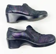 Alegria Eryn Leather Iridescent Comfort Shoe in Soirée