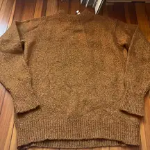 Tibi Brown/Burnt Orange Mohair Blend Sweater Sz S