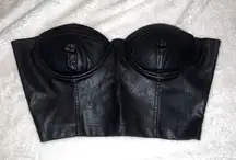 Dolls kill leather Corset