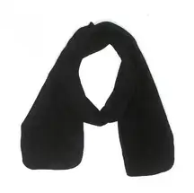 Black Microfleece Circle Loop  Scarf