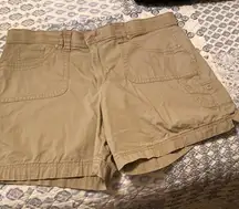 New York & Company Tan Women's Cargo Shorts