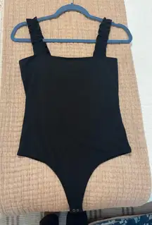 Impressions Black Bodyusuit