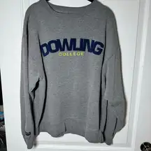 Jansport Dowling College Crewneck Sweatshirt in Gray Size Large