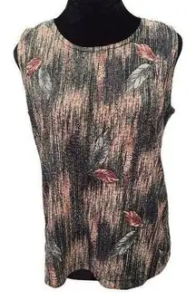 N Touch Vintage 90s Edgy Whimsygoth Autumn Fall Festive Harvest Witchy Leaf Top