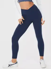 NWT! Aerie - Real Me High Waisted Crossover Legging - Royal Navy, Medium Long