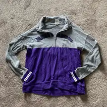 PINK VS & 5th Ocean JMU James Madison University Quarter Zip SIZE XS