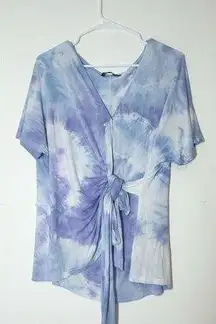 Women’s Size 12 Tie Dyed Wrap Shirt