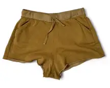 Free People Women's Raw Hem Drawstring Pocket Sweat Shorts‎