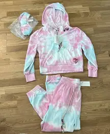 NWT Loveshackfancy hoodie, headband and sweatpants set