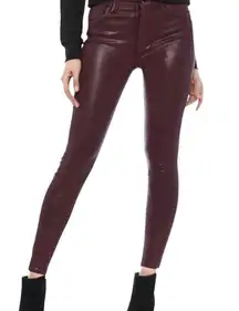 The Stiletto Faux Leather Skinny Jean Size 32 NWT