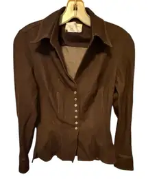 Vertigo Petites Paris Brown Shirt