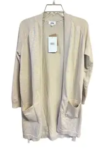 Ellie Open Cardigan Fawn Heather Sz M NWT