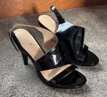 Andrew Geller Black Theola Heels SIZE 8