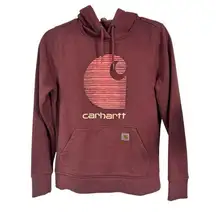 Carhartt Rain Defender Hoodie Women's Size X-Small Pullover Relaxed Fit