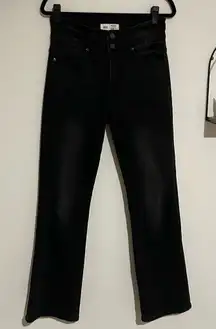 BKE Parker Black Universal Fit High Rise Bootcut Jeans Size 28