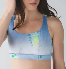 Lululemon Energy Sports Bra in Wind Chill White Lullaby & Ray 2