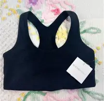 Beyond Yoga Racerback Black Heather Sports Bra Tank Top L G G NWT