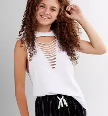 Shredded Muscle Tank Top