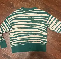 Green Stripes Sweater