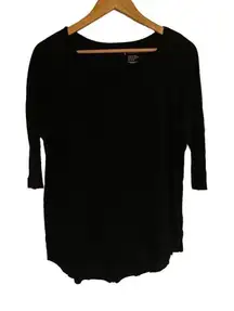 American Eagle Jegging Tee black 3/4 sleeve medium shirt
