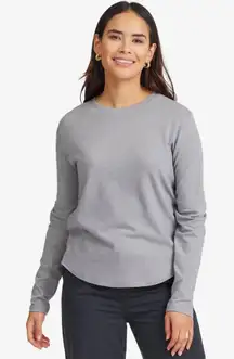 Allbirds Women's Soft Merino Long Sleeve Tee in Grey