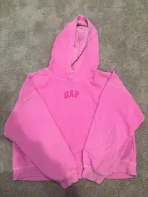 pink gap hoodie 