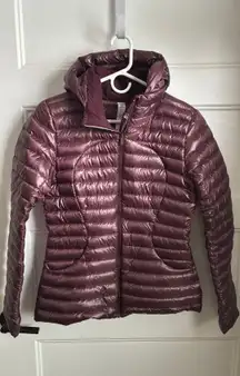 Lululemon puffer purple jacket 