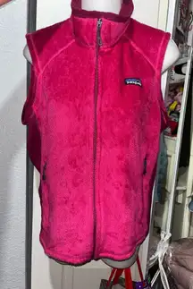 Patagonia Bright Pink Fleece Vest