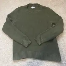 Hunter Green J Crew Sweater