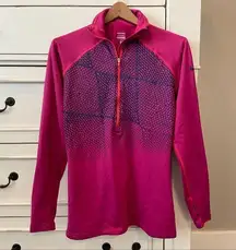 Nike Pro Dri-Fit Fleeced Lined Half Zip Jacket.  Size Large. EUC.